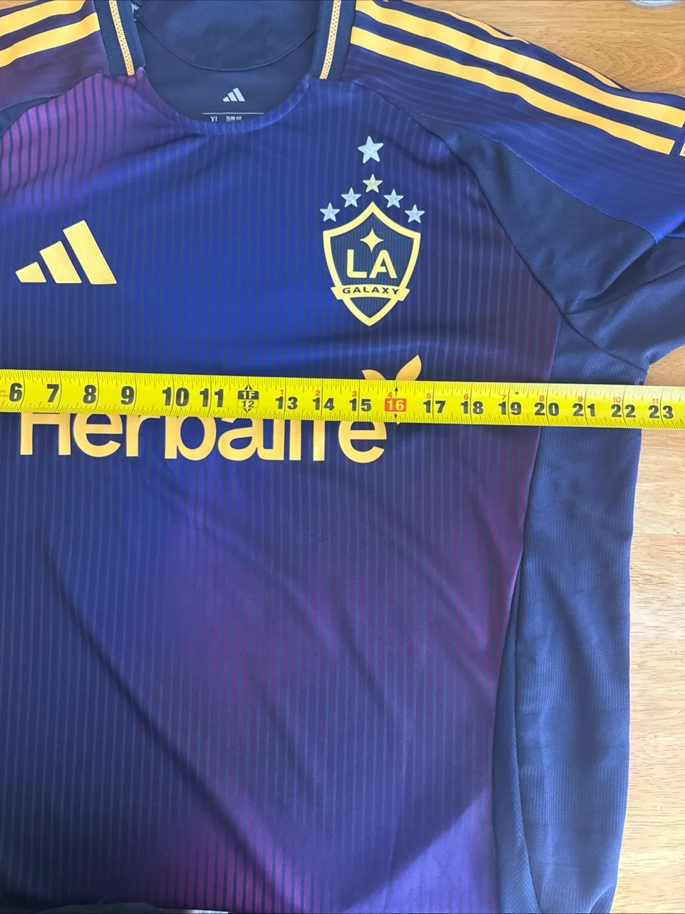 Adidas LA Galaxy 2025/26 Away Authentic MLS AeroReady Jersey XL $150